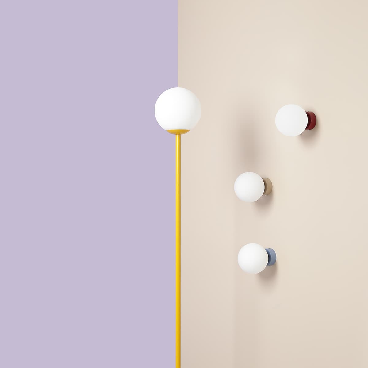 Lampa stojąca Pinne żółta, Artera - 103281