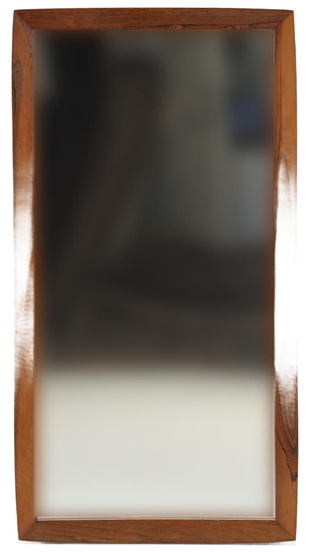 Palisandrowe lustro, Dania, lata 60. - WYMIARY