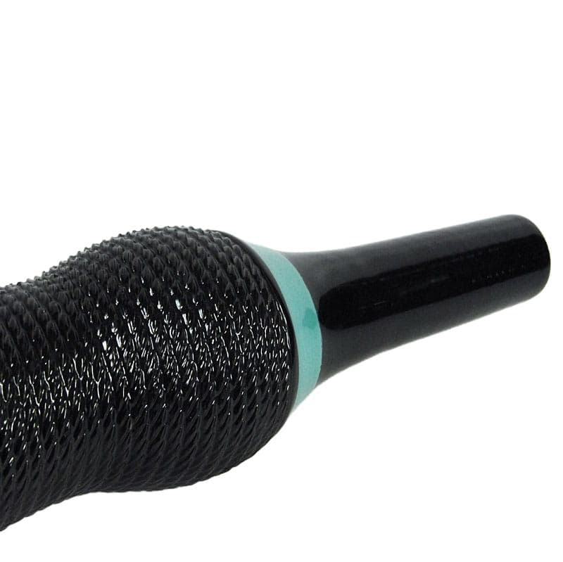 Black Ceramic Vase with Turquoise Accents, Italy, 1960s - 7184