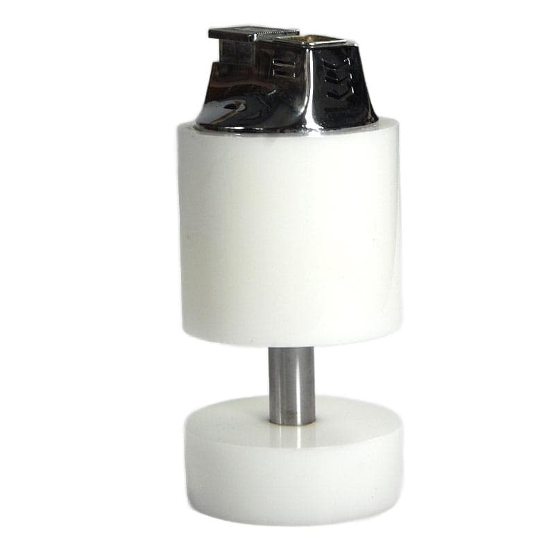 White Postmodern Table Lighter, Sarome, Japan, 1970s - 7179