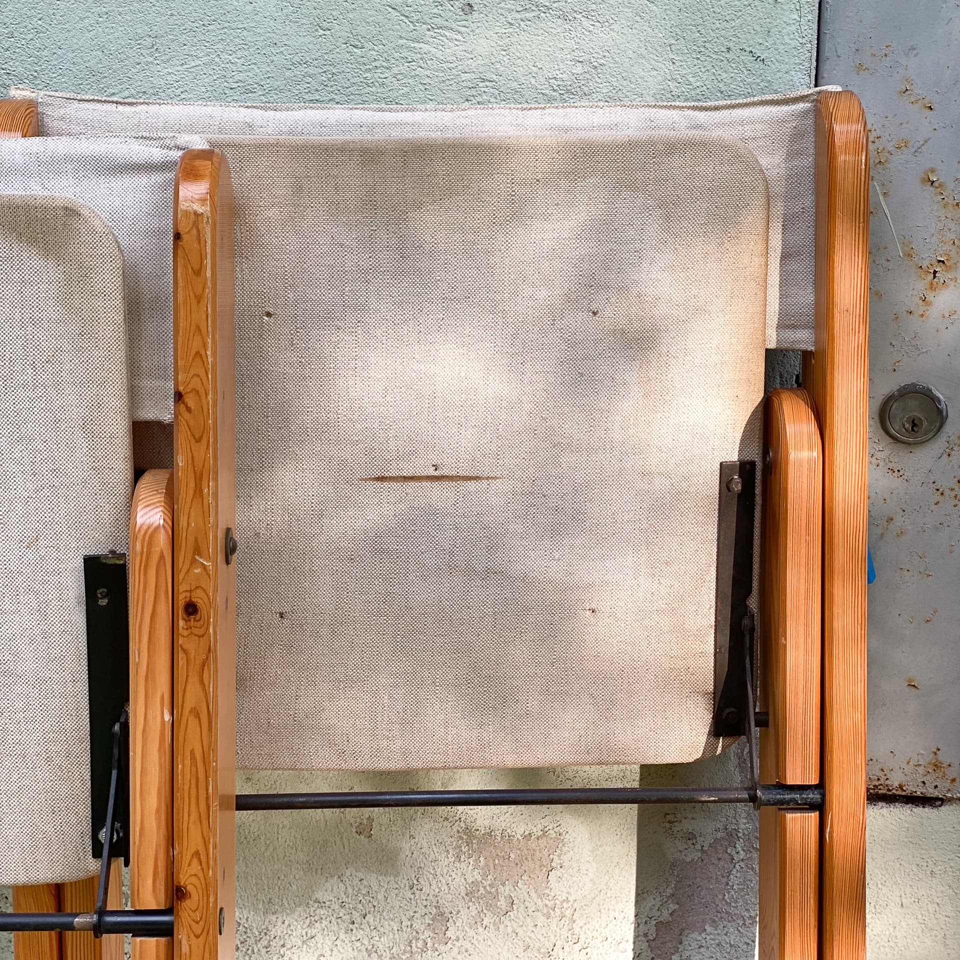 Para krzeseł Kon-Tiki, beżowy, sosna, proj. G. Lundgren, Ikea, Szwecja, lata 80. - 97032