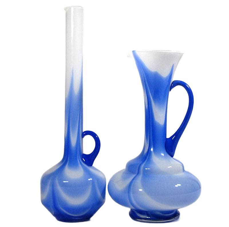 Cobalt Glass Vases, for Carlo Moretti, Italy, 1960s - 7208