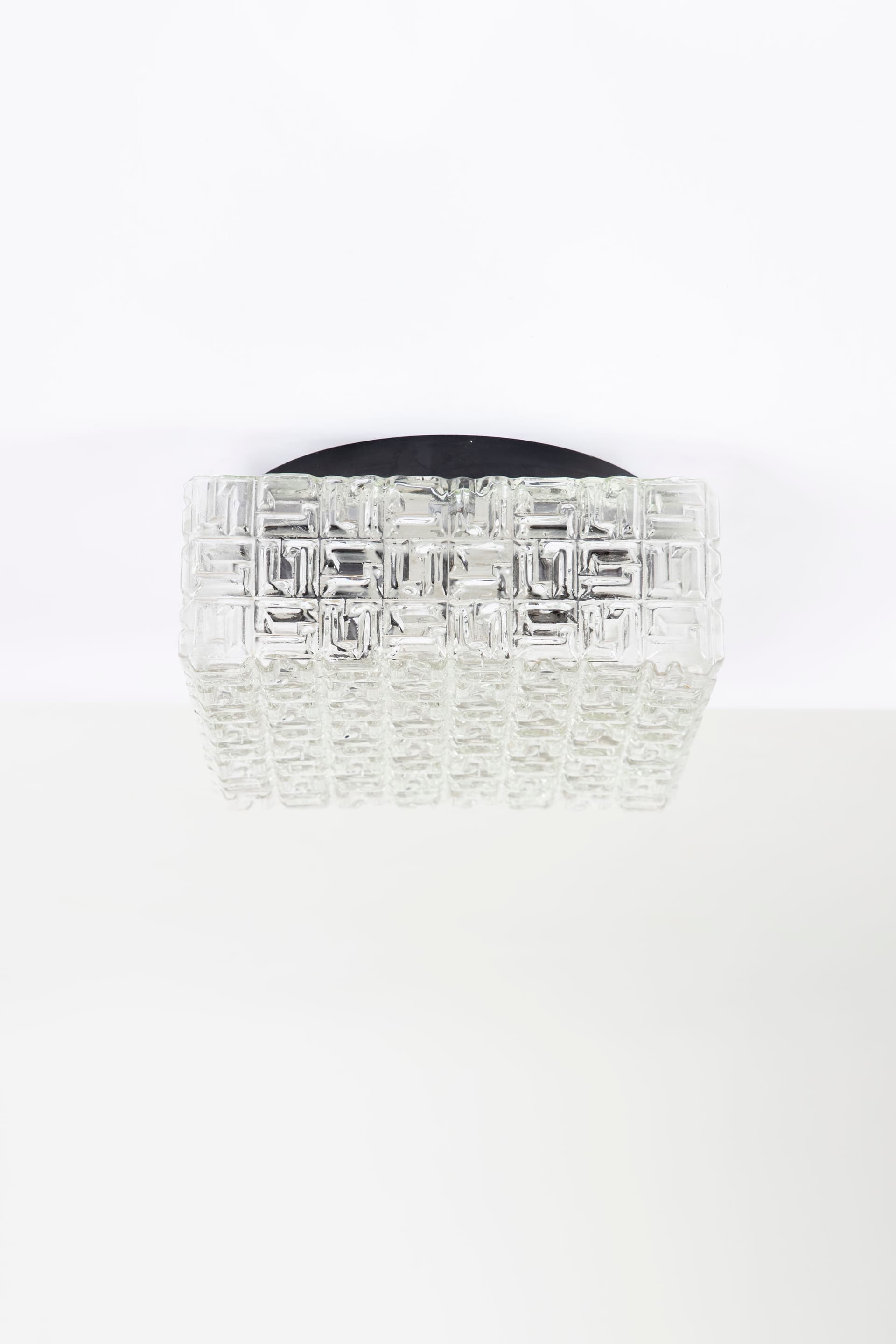 Kinkiet, transparentny, szkło, Czechy, lata 60. - 97193