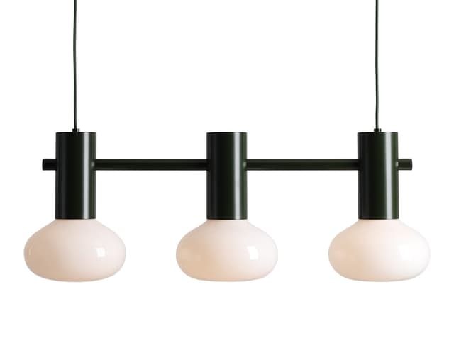 Pendant lamp Flo 3 green, Artera - DIMENSION