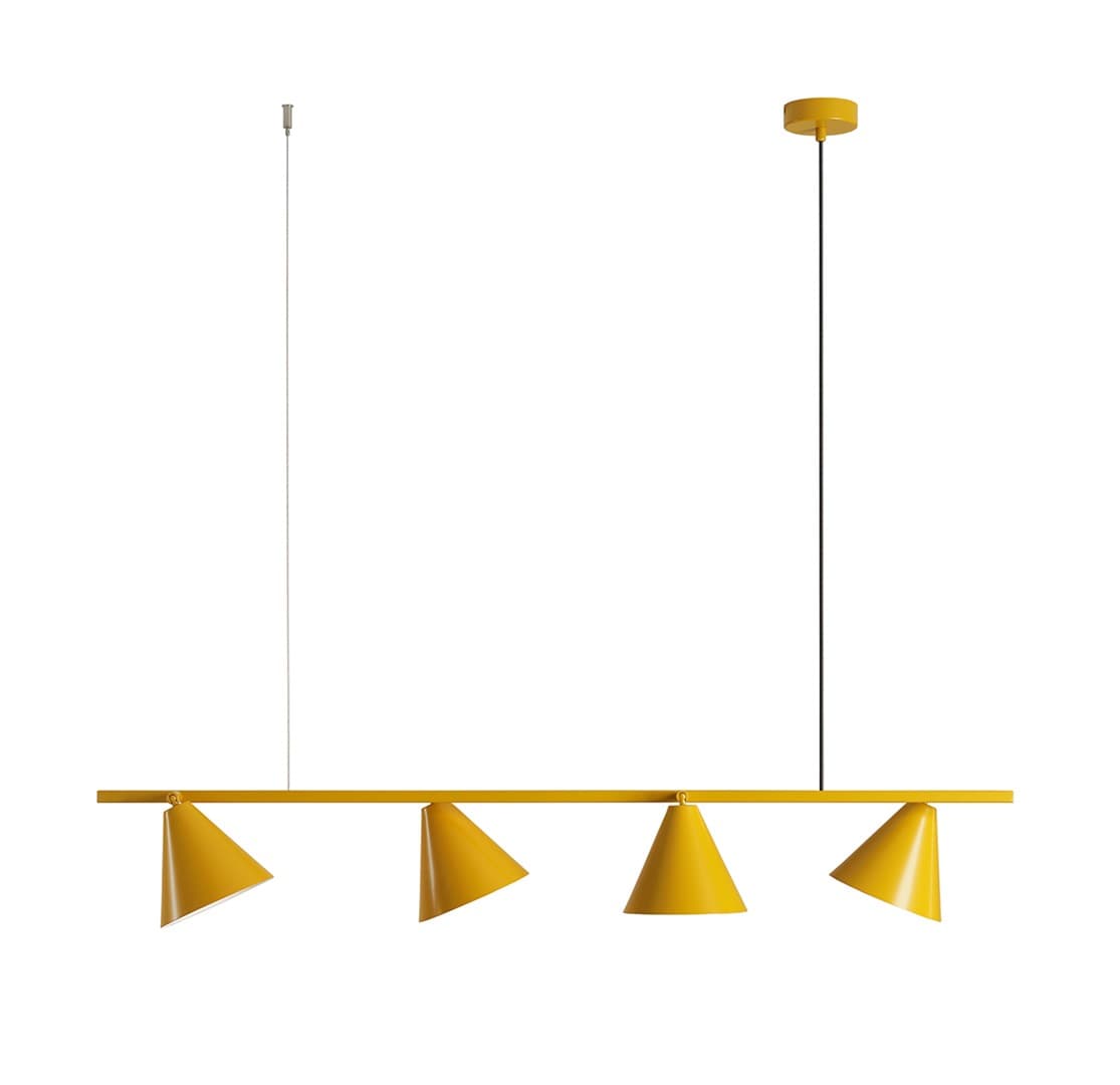 Pendant lamp Form 4 yellow, Artera - 103115