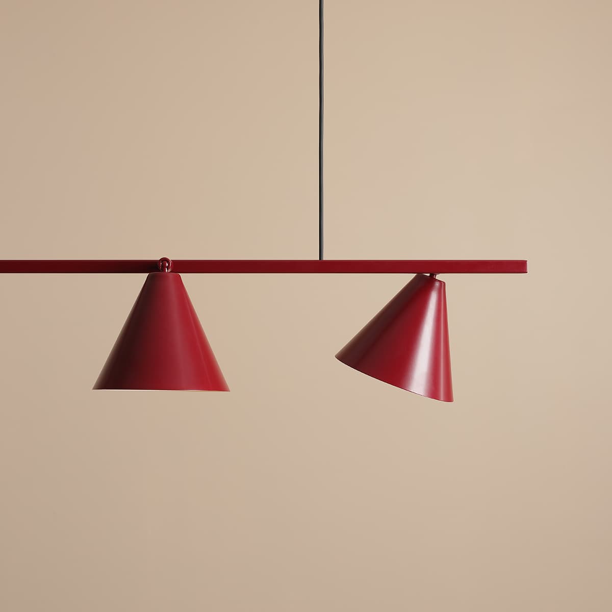 Pendant lamp Form 4 red, Artera - 103110