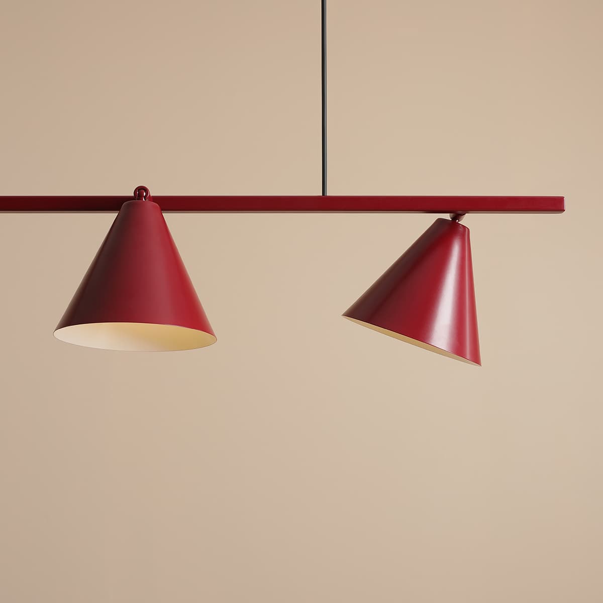 Pendant lamp Form 4 red, Artera - 103111