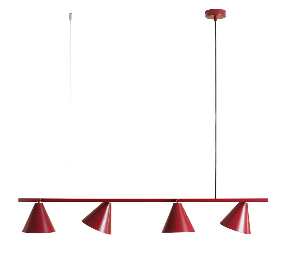 Pendant lamp Form 4 red, Artera