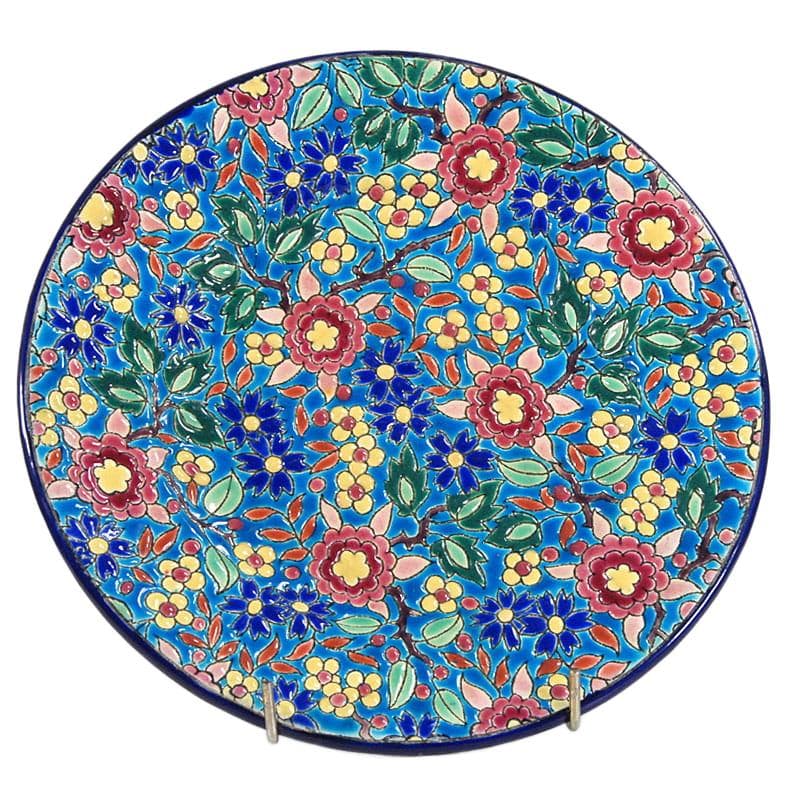 Blue Decorative Plate, Faïenceries et Emaux de Longwy, France, 1930s - 7195