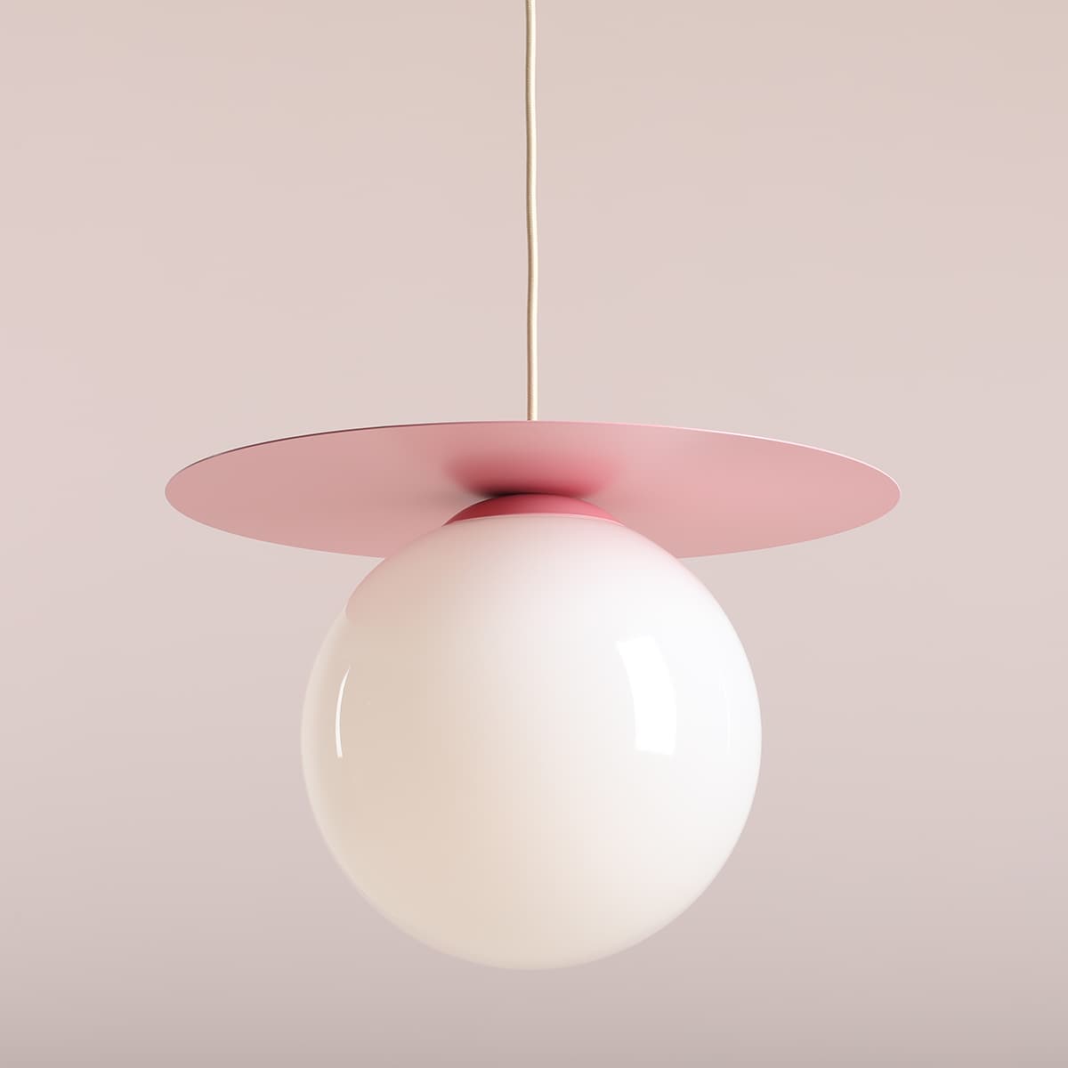 Pendant lamp Loop pink, Artera - 103013