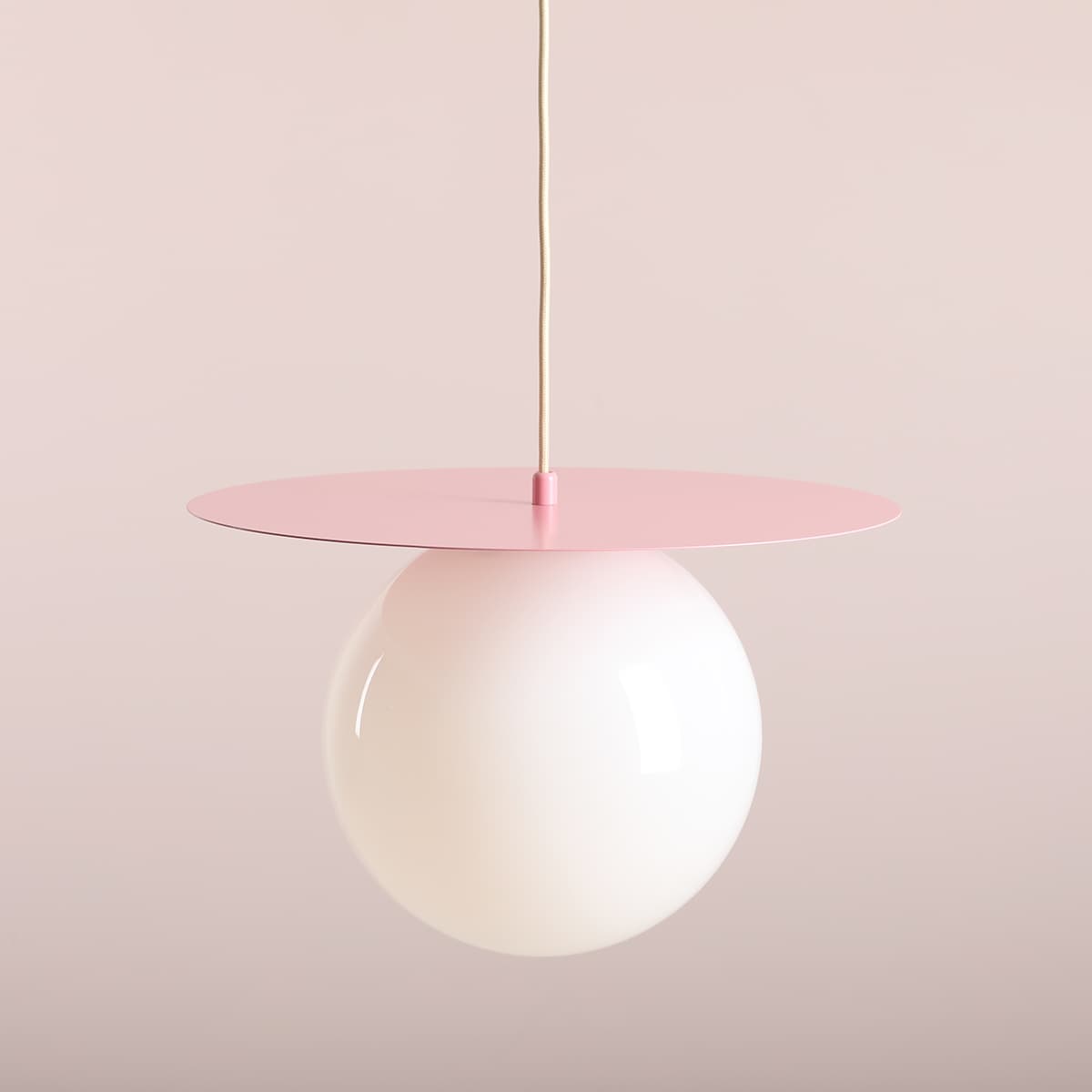 Pendant lamp Loop pink, Artera - 103014