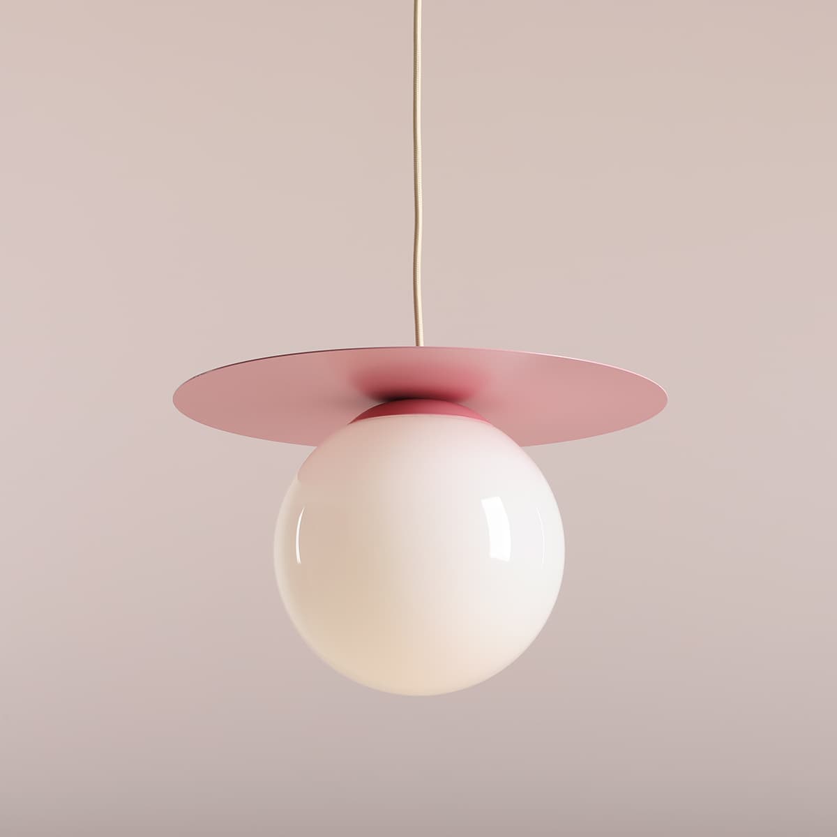 Pendant lamp Loop M pink, Artera - 103009