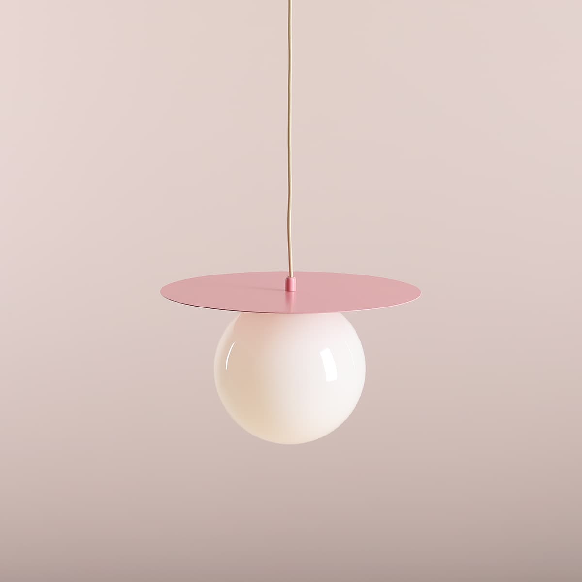 Pendant lamp Loop M pink, Artera - 103008