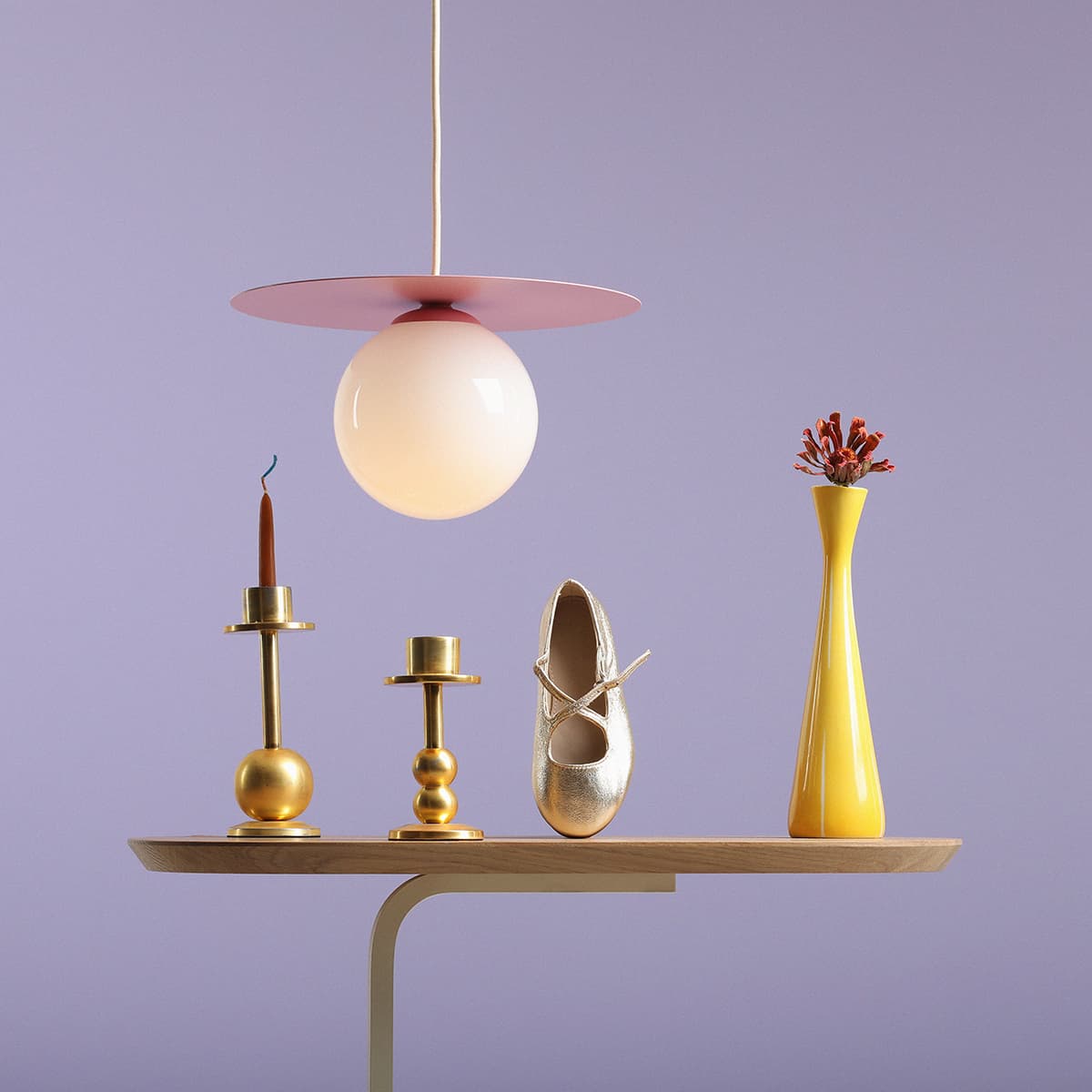 Pendant lamp Loop S pink, Artera - 103005