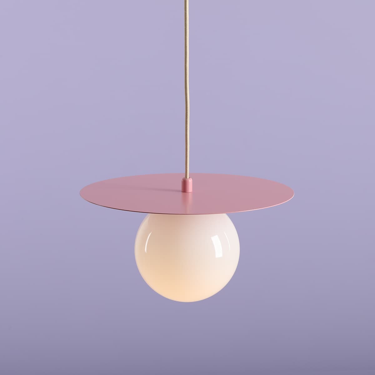 Pendant lamp Loop S pink, Artera - 103004
