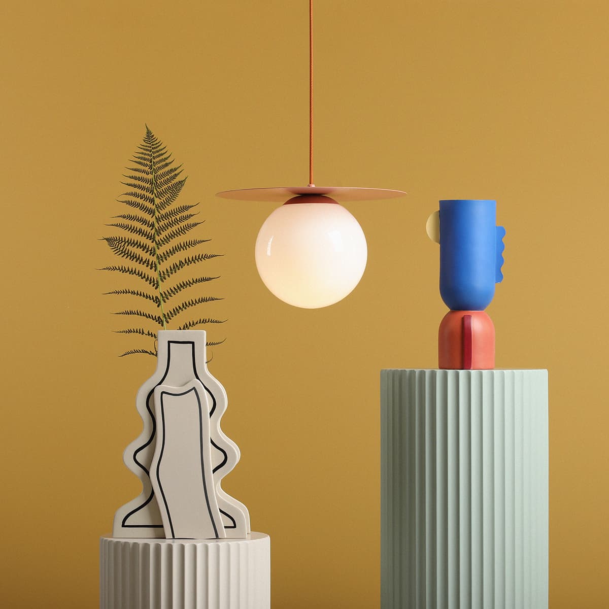 Pendant lamp Loop orange M, Artera - 102990