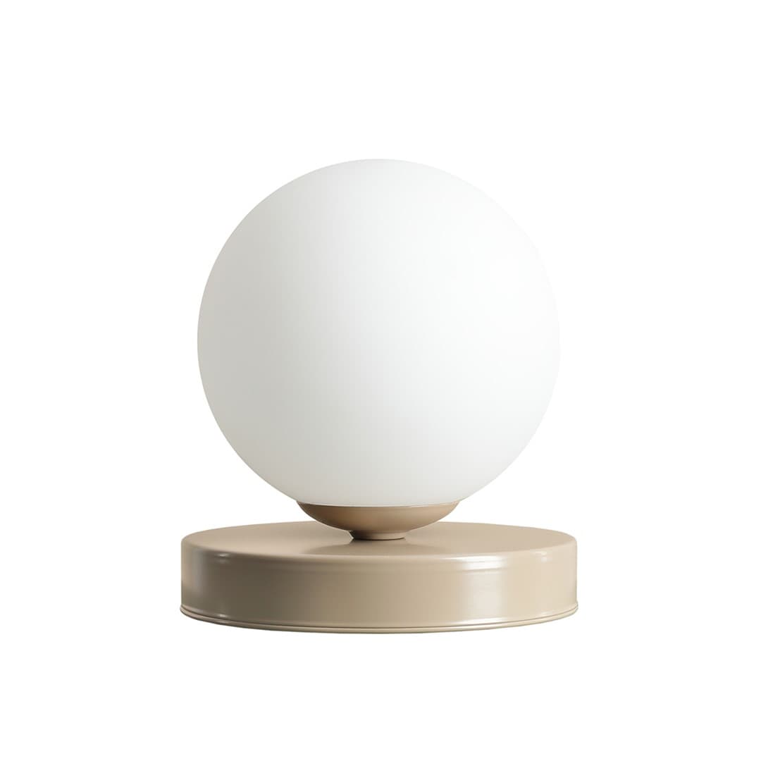 Ball S beige desk lamp, Artera