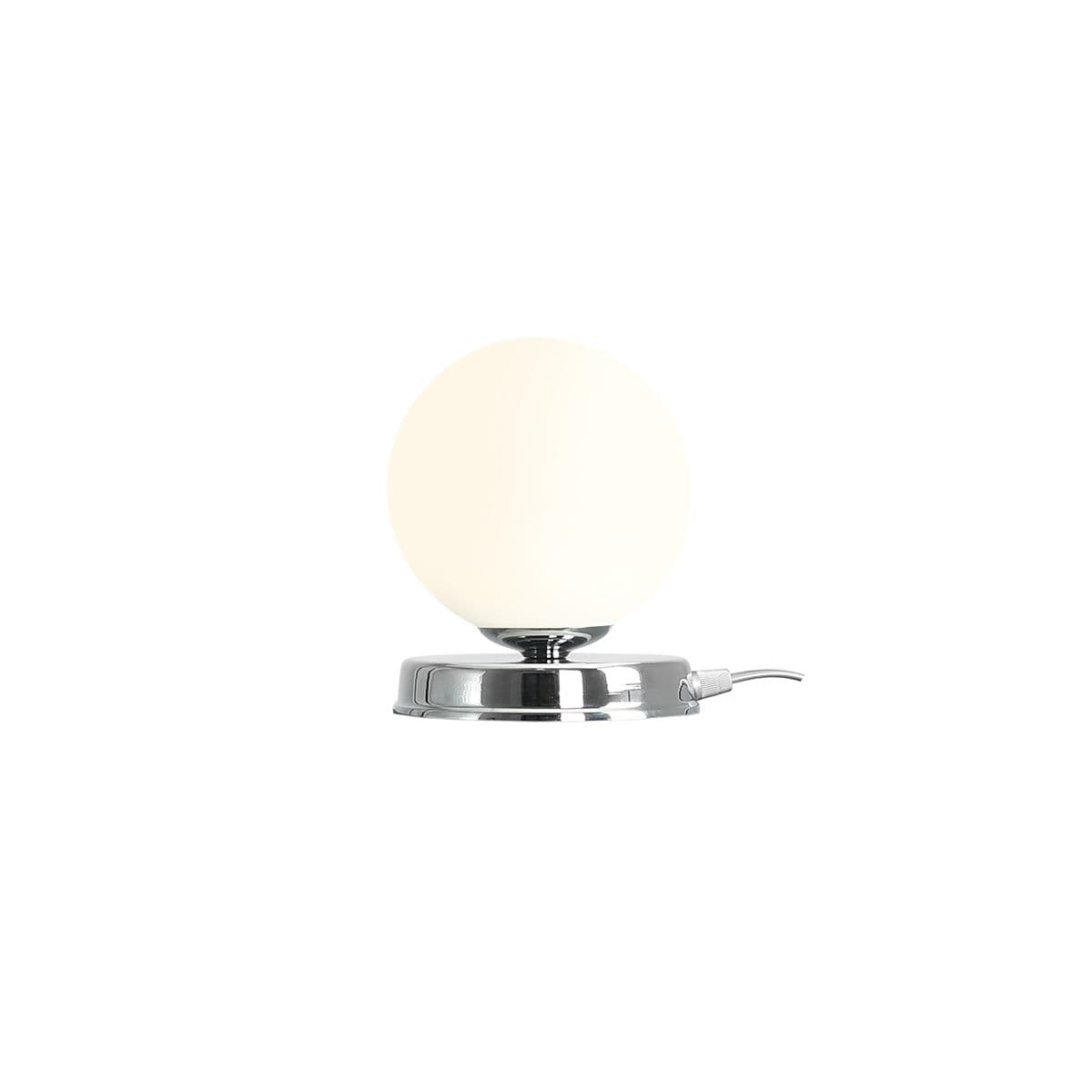 Ball S silver desk lamp, Artera