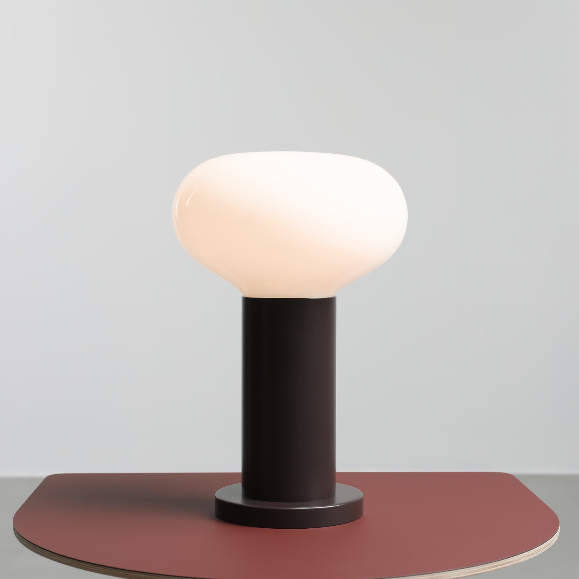 Lampka biurkowa Flo brązowa, Ø19, Artera - 102838