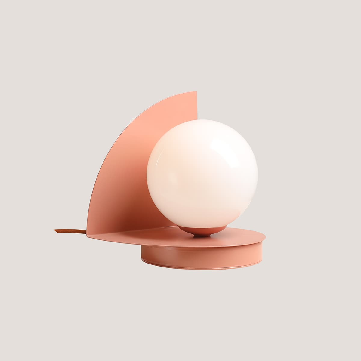 Lampka biurkowa Loop różowa, Artera - 102794