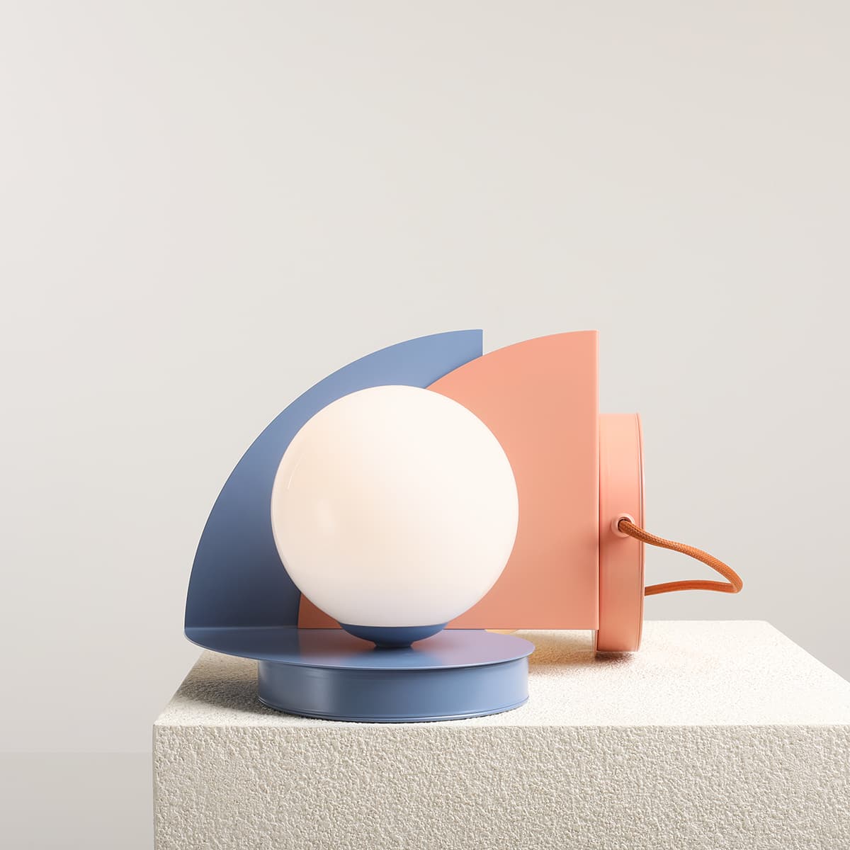 Lampka biurkowa Loop niebieska, Artera - 102790