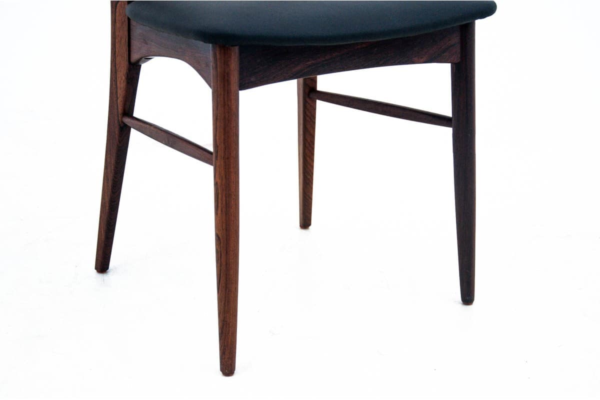 Brązowe krzesła Lis, proj. N. Koefoed, Dania, lata 60. - 58600