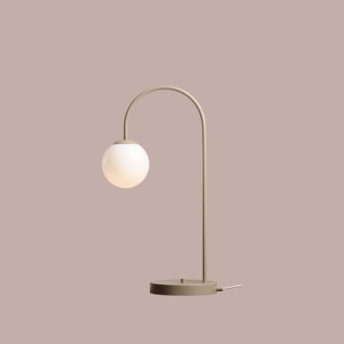 Lampka biurkowa Una beżowa, Artera - 102750