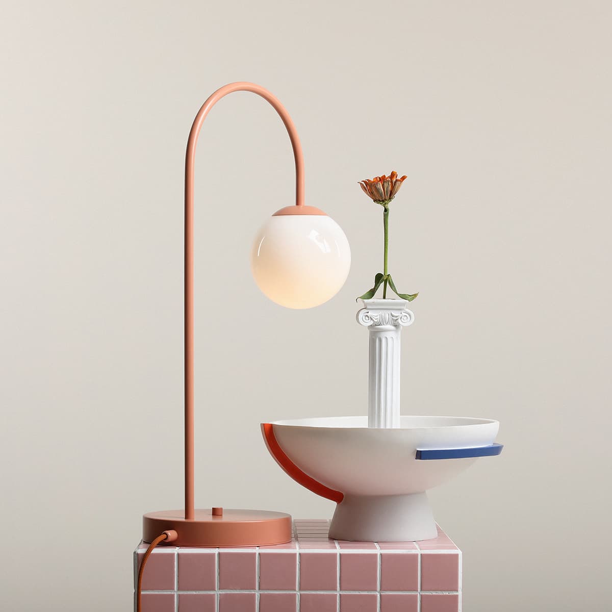 Lampka biurkowa Una pomarańczowa, Artera - 102743