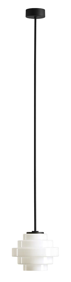 Filo L black ceiling lamp, Artera