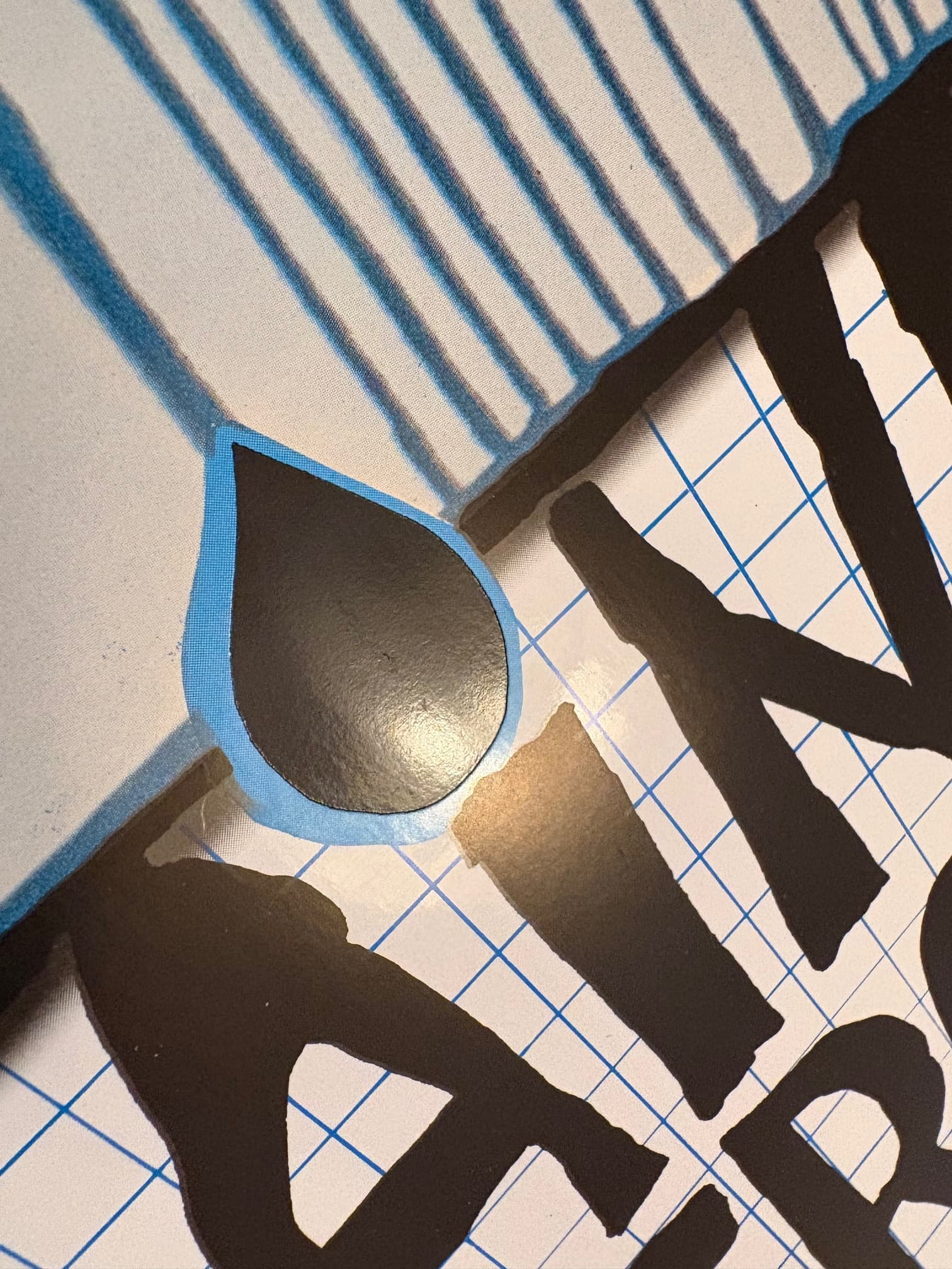 Plakat Save the Rain 85x59,5 cm, multikolor, papier, aut. F. Hundertwasser, Szwajcaria, lata 80. - 98001