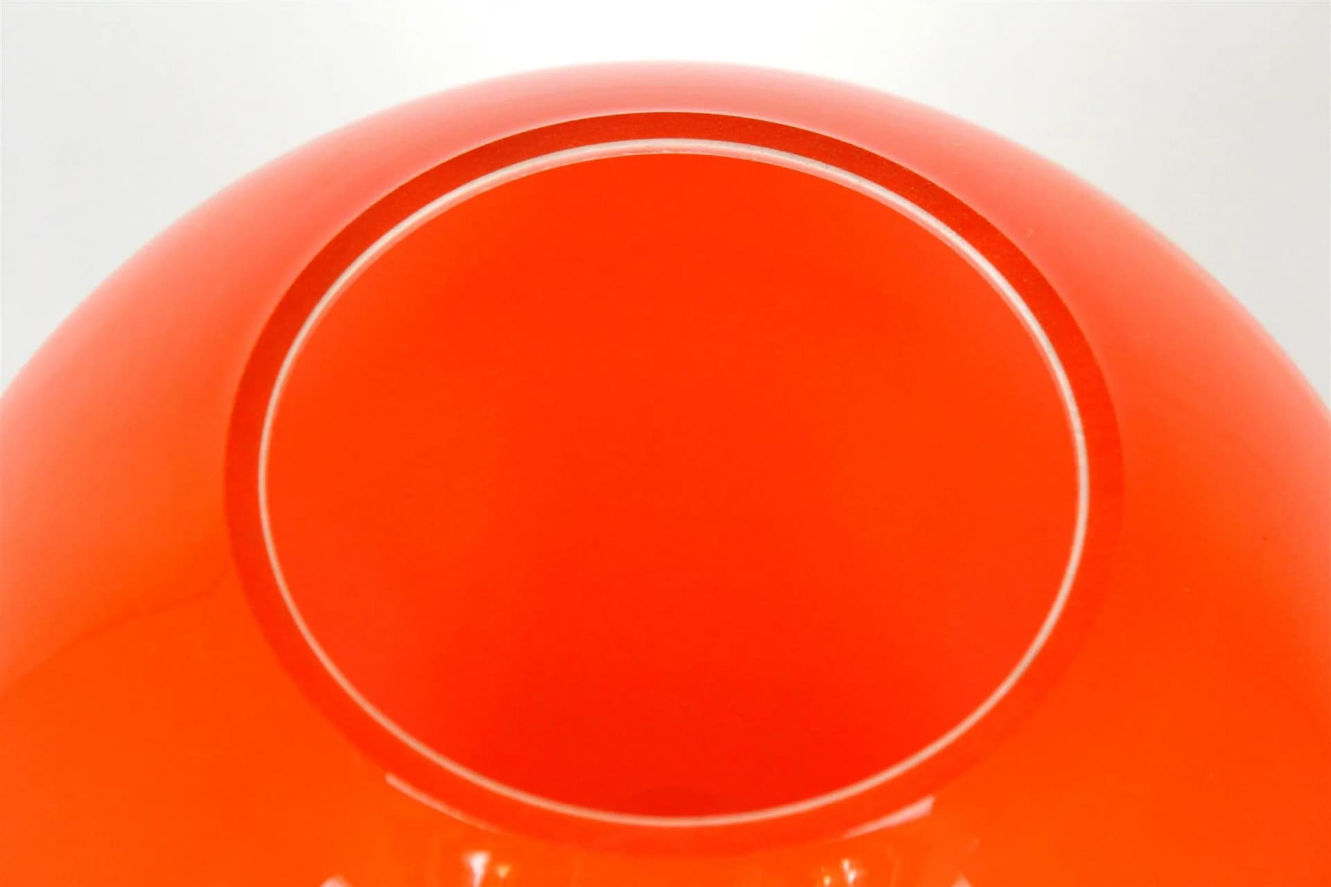 Lampa stołowa, pomarańczowy, szkło, proj. S. Tabery, OPP Jihlava, Czechosłowacja, lata 70. - 98039