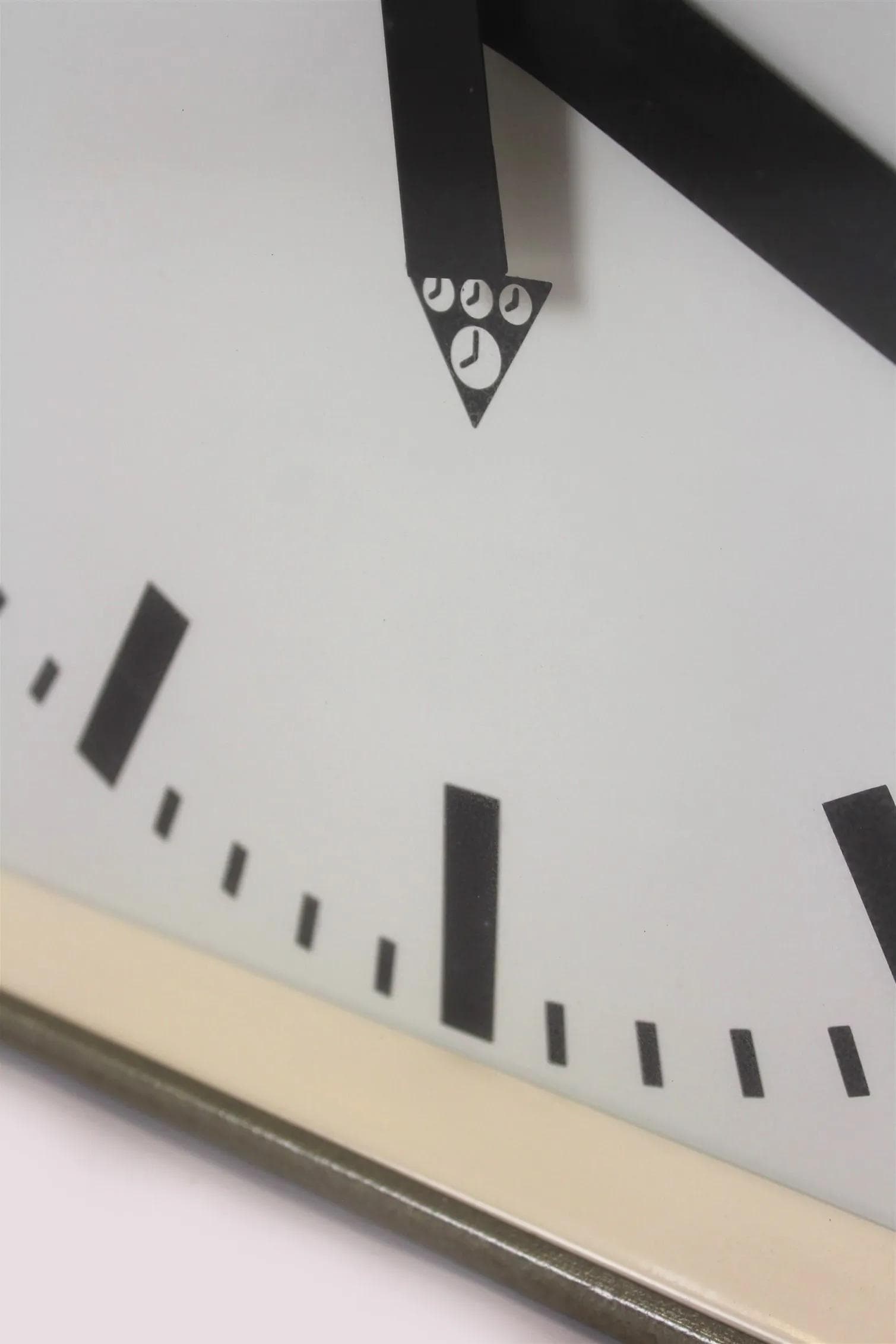 Zegar kolejowy dwustronny Pragotron, szary, metal, Czechosłowacja, lata 80. - 98180