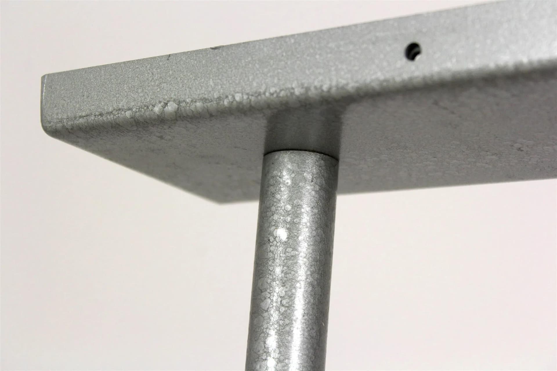 Zegar kolejowy dwustronny Pragotron, szary, metal, Czechosłowacja, lata 80. - 98181