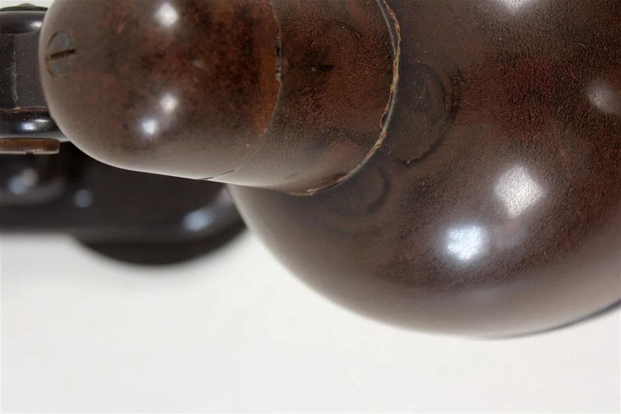 Lampka biurkowa Sigma, bakelit ciemnobrązowy, proj. C. Dell, Niemcy, lata 30. - 98401