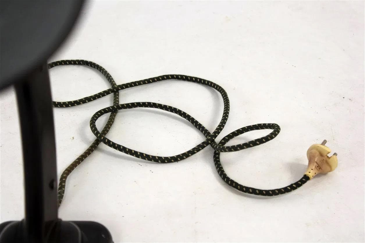 Lampka biurkowa Sigma, bakelit ciemnobrązowy, proj. C. Dell, Niemcy, lata 30. - 98406