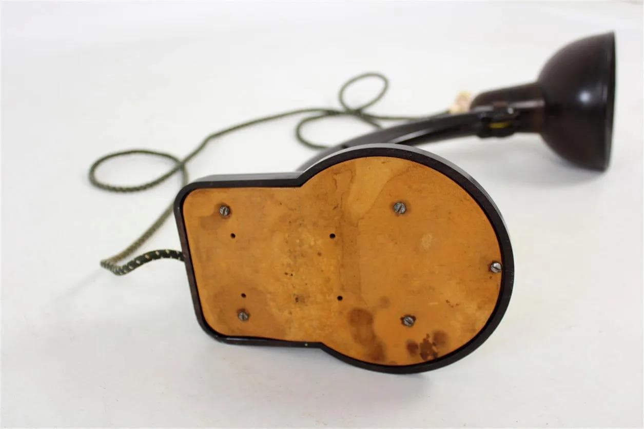 Lampka biurkowa Sigma, bakelit ciemnobrązowy, proj. C. Dell, Niemcy, lata 30. - 98407