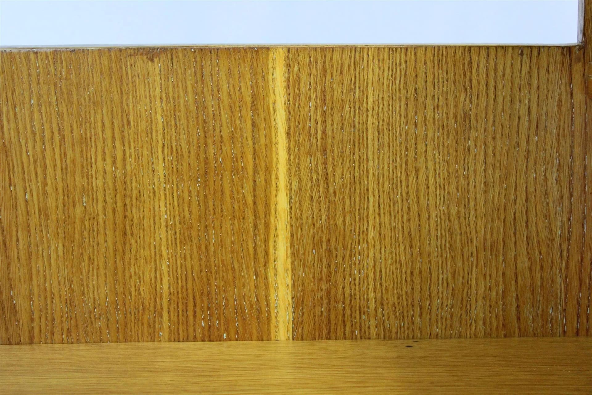 Dressing Table Bauhaus, brown oak, chrome, by H. Gottwald, Czechoslovakia, 1940s - 98353