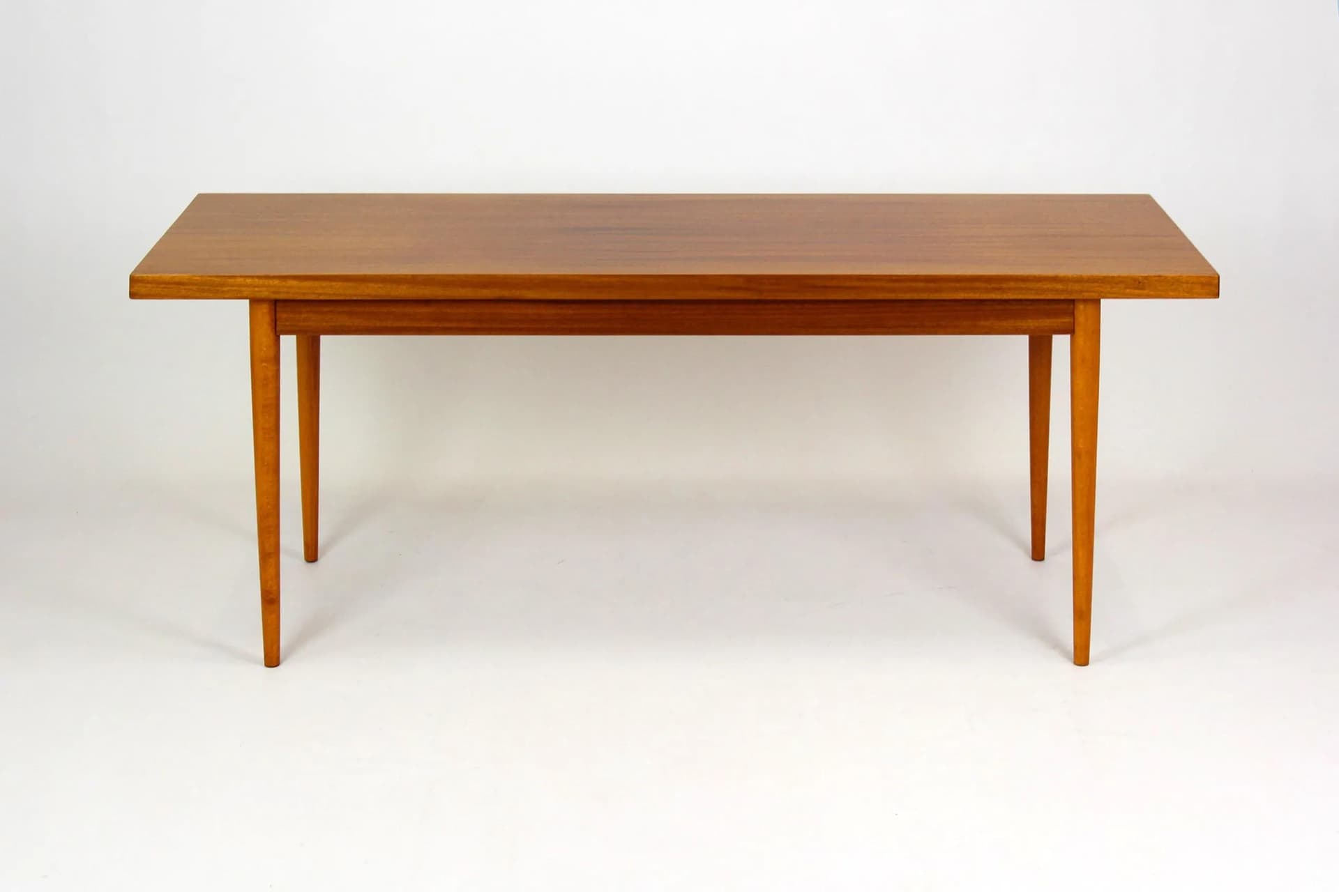 Coffee table, dark mahogany, by F. Mezulanik, UP Závody, Czech Republic, 1960s. - 98459