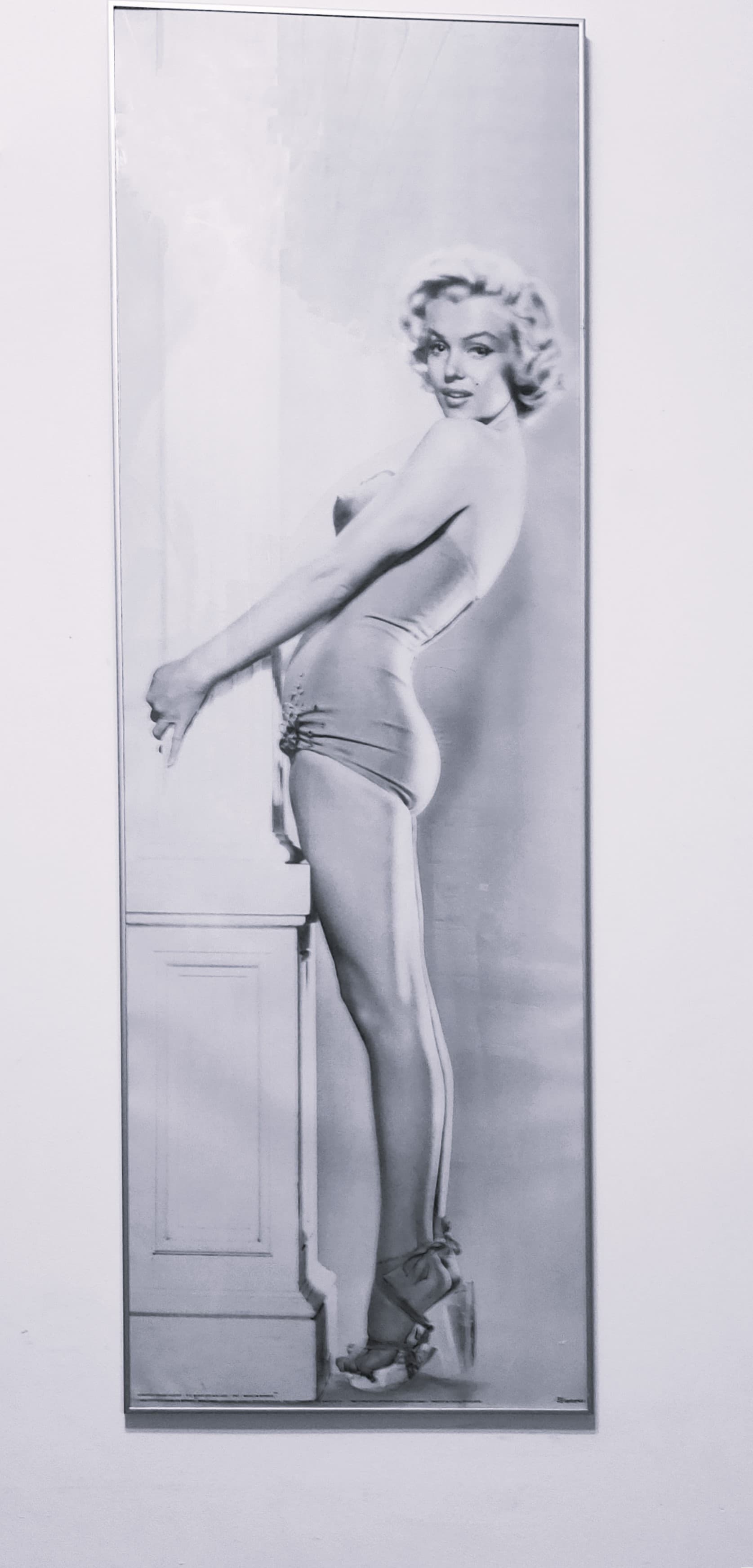 Litografia Marylin Monroe, szary, papier, aut. R. Richman, Holandia, lata 80. - 98713