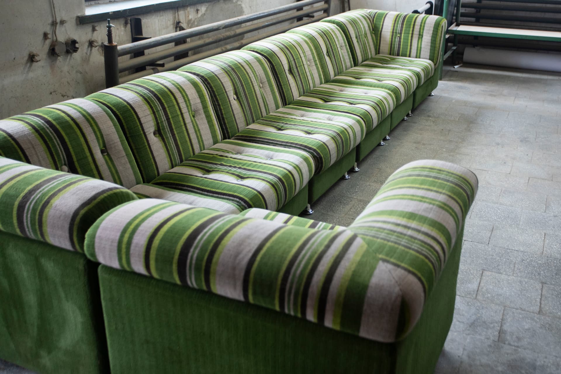 Sofa modułowa, multikolor, Niemcy, lata 70. - 98744