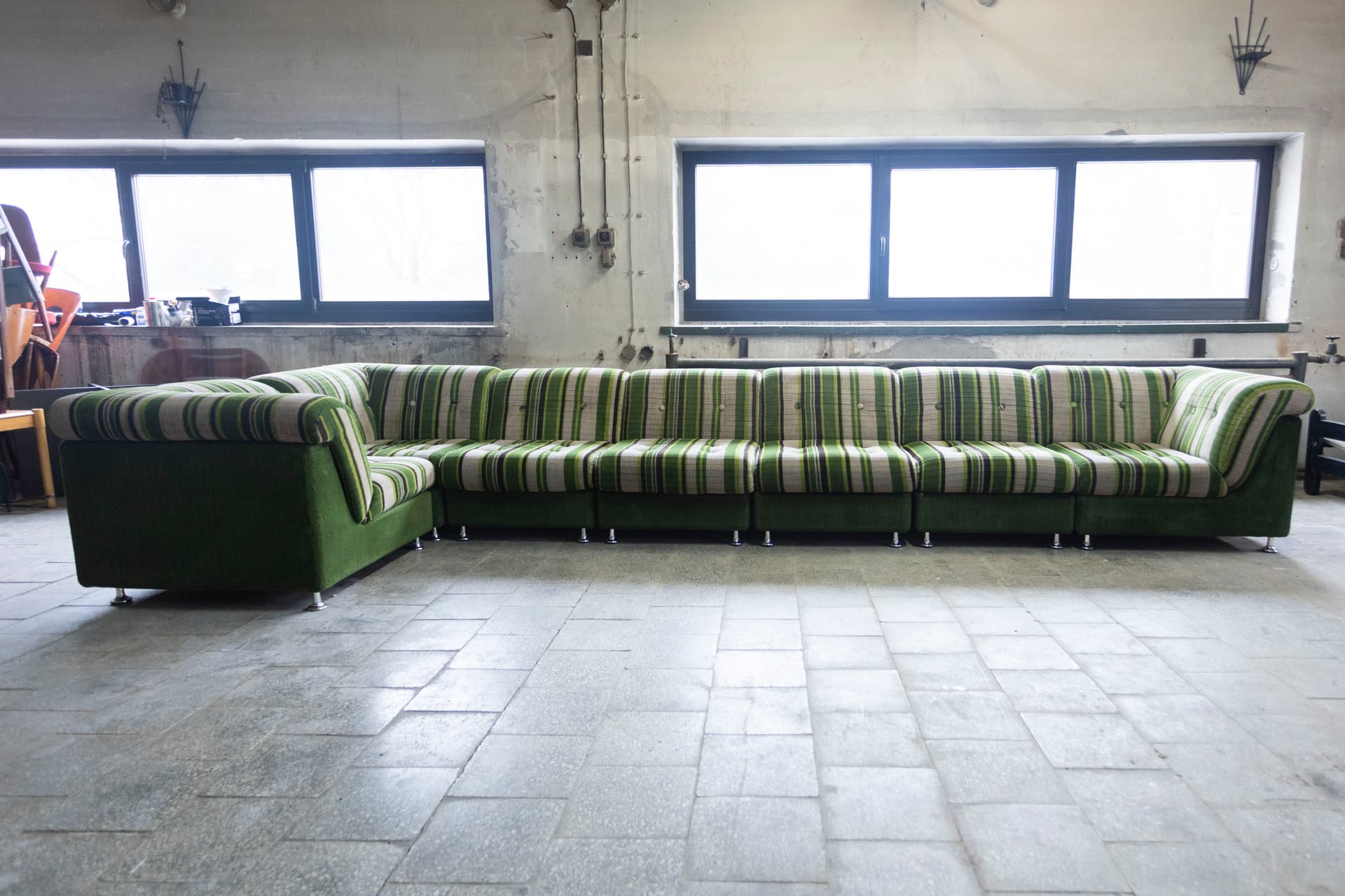 Sofa modułowa, multikolor, Niemcy, lata 70. - 98738