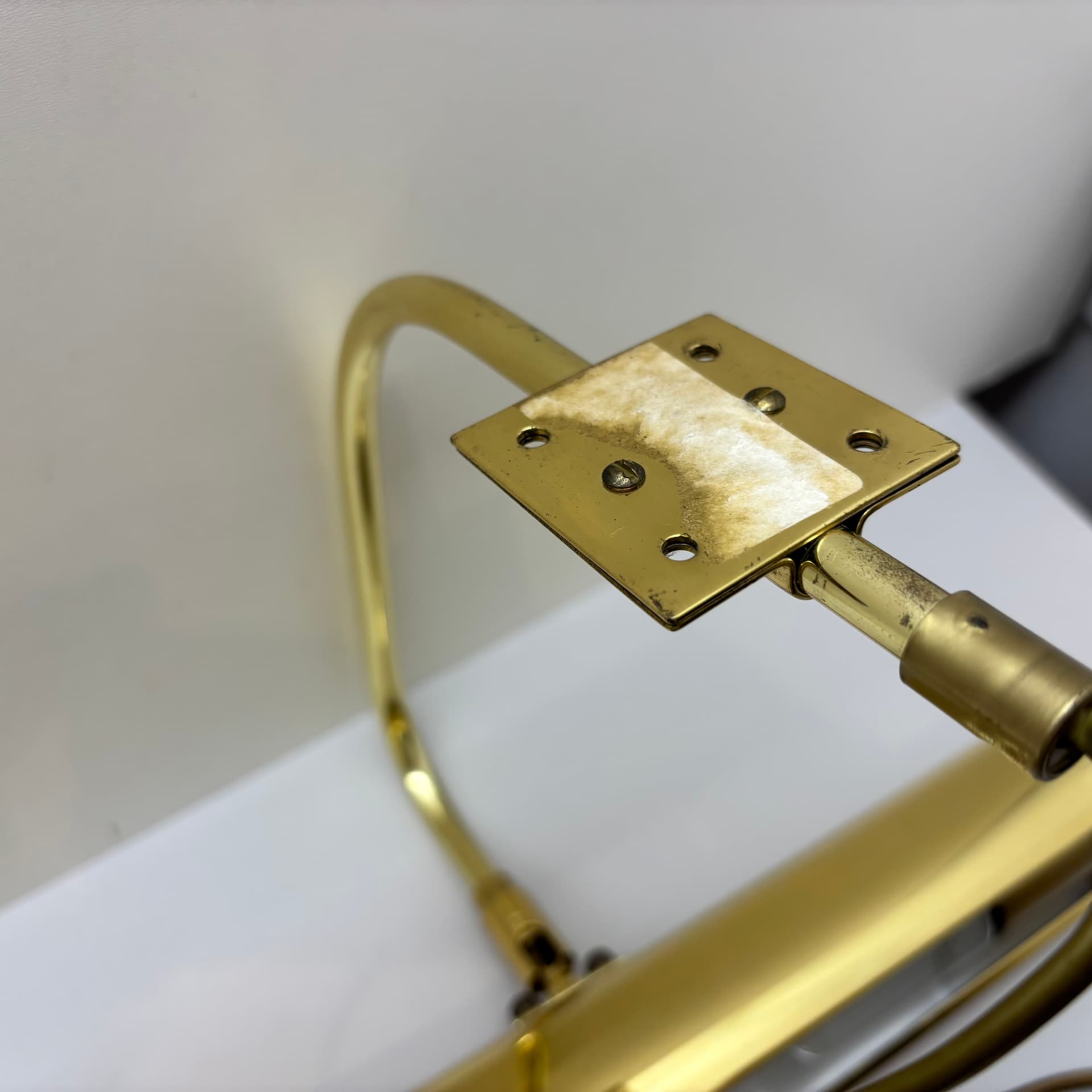 Para kinkietów, mosiądz złoty, Holtkötter, Niemcy, lata 70. - 98862