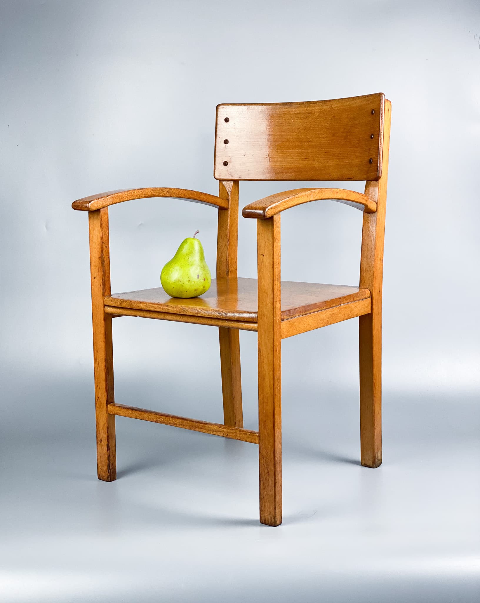 Children's chair, light brown beech, Germany, 1930s. - 98892