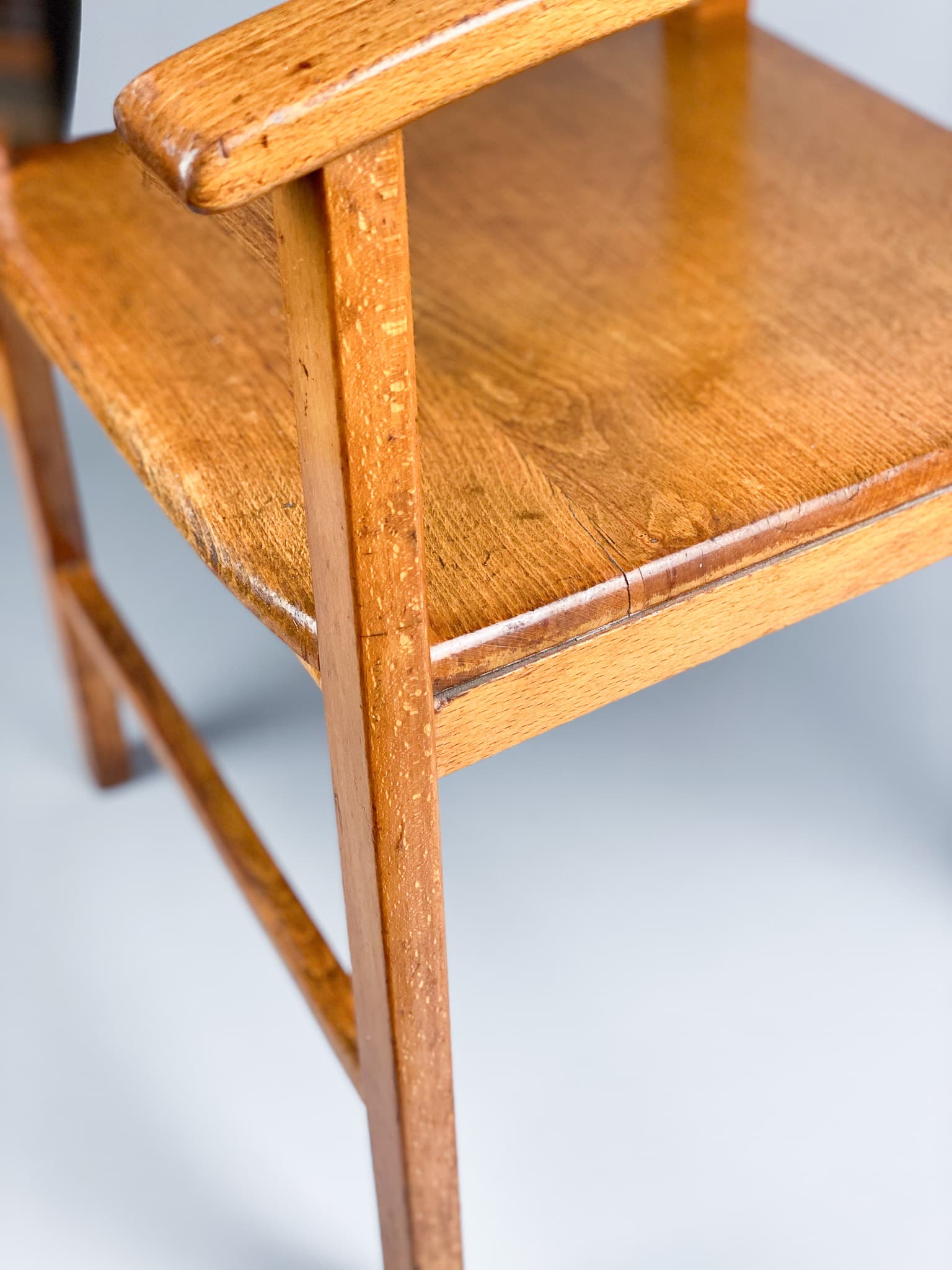 Children's chair, light brown beech, Germany, 1930s. - 98895