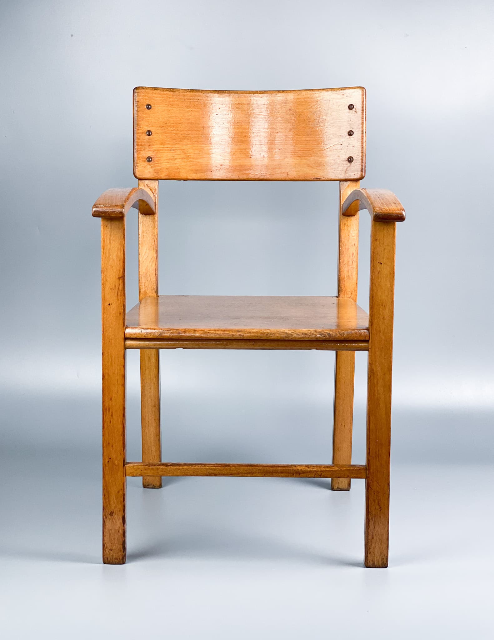 Children's chair, light brown beech, Germany, 1930s. - 98903