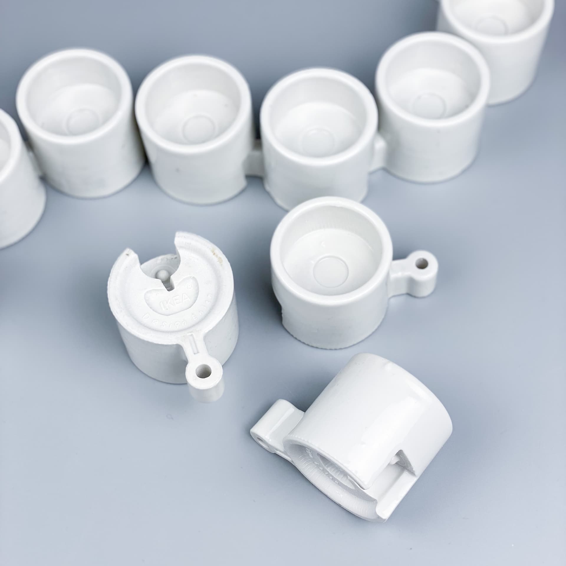 Świecznik IKEA PS, ceramika biała, proj. E. Johansson, Ikea, Szwecja, lata 90. - 98920
