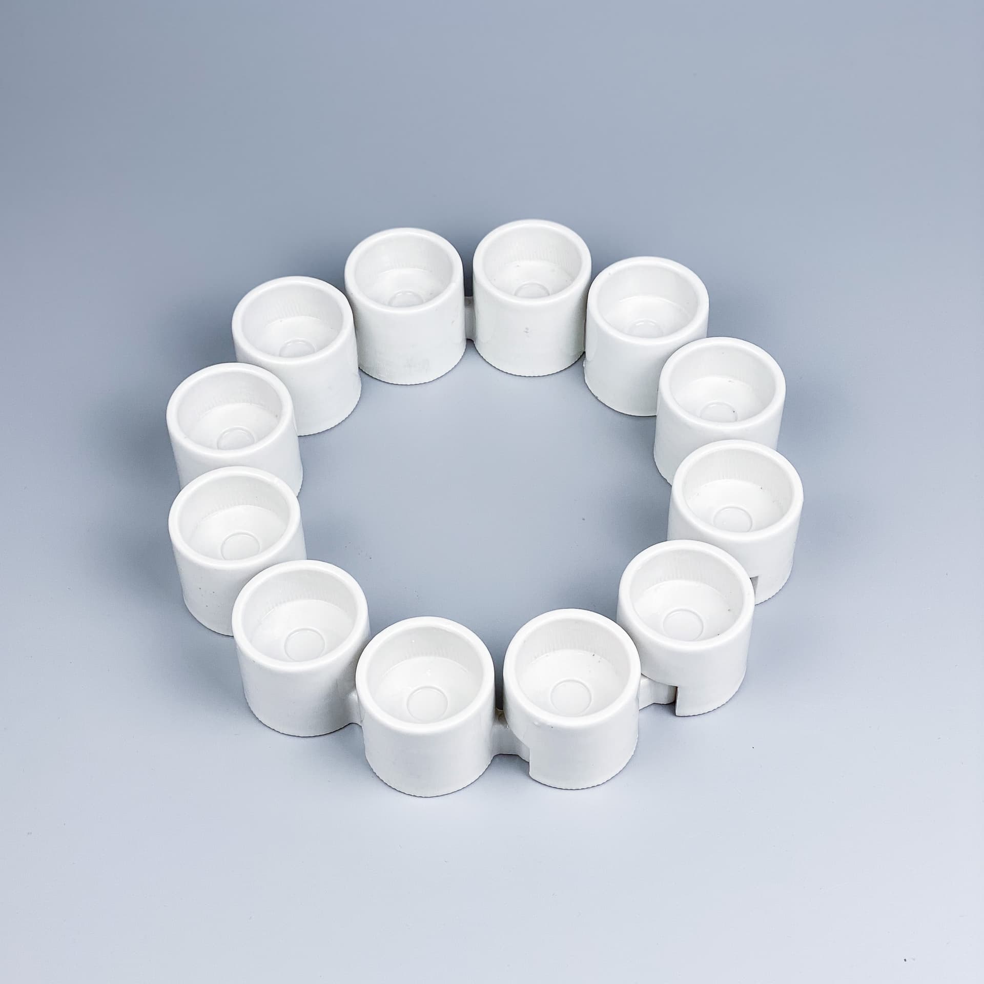 Świecznik IKEA PS, ceramika biała, proj. E. Johansson, Ikea, Szwecja, lata 90. - 98926