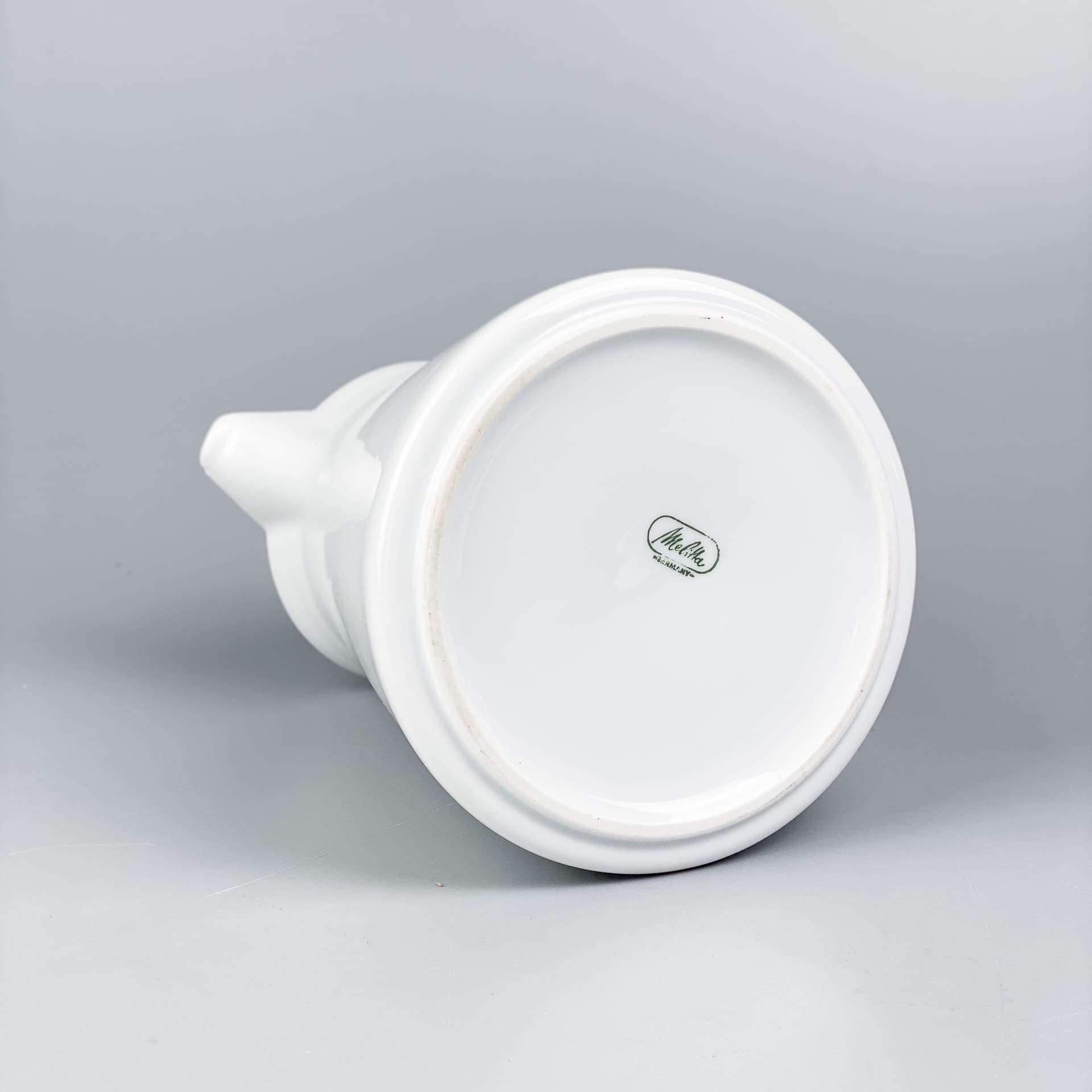 Jug, white porcelain, Melitta, Germany, 1970s. - 98951