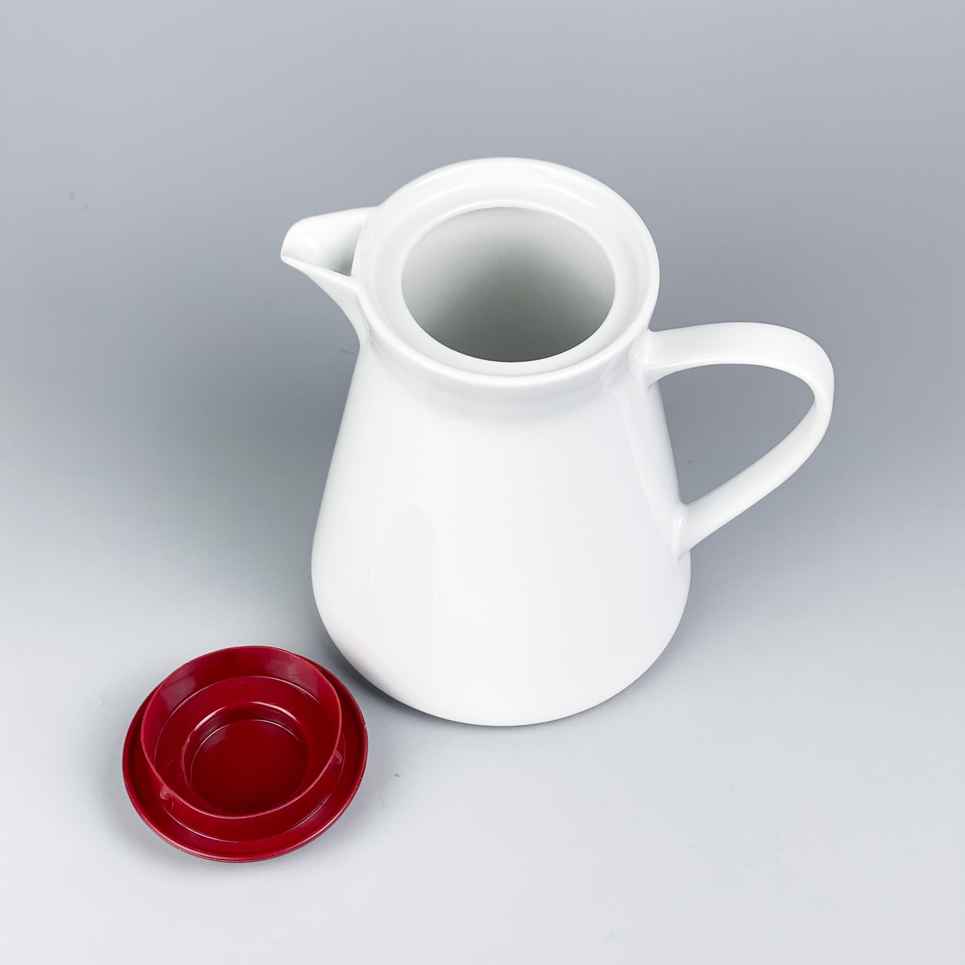 Jug, white porcelain, Melitta, Germany, 1970s. - 98952