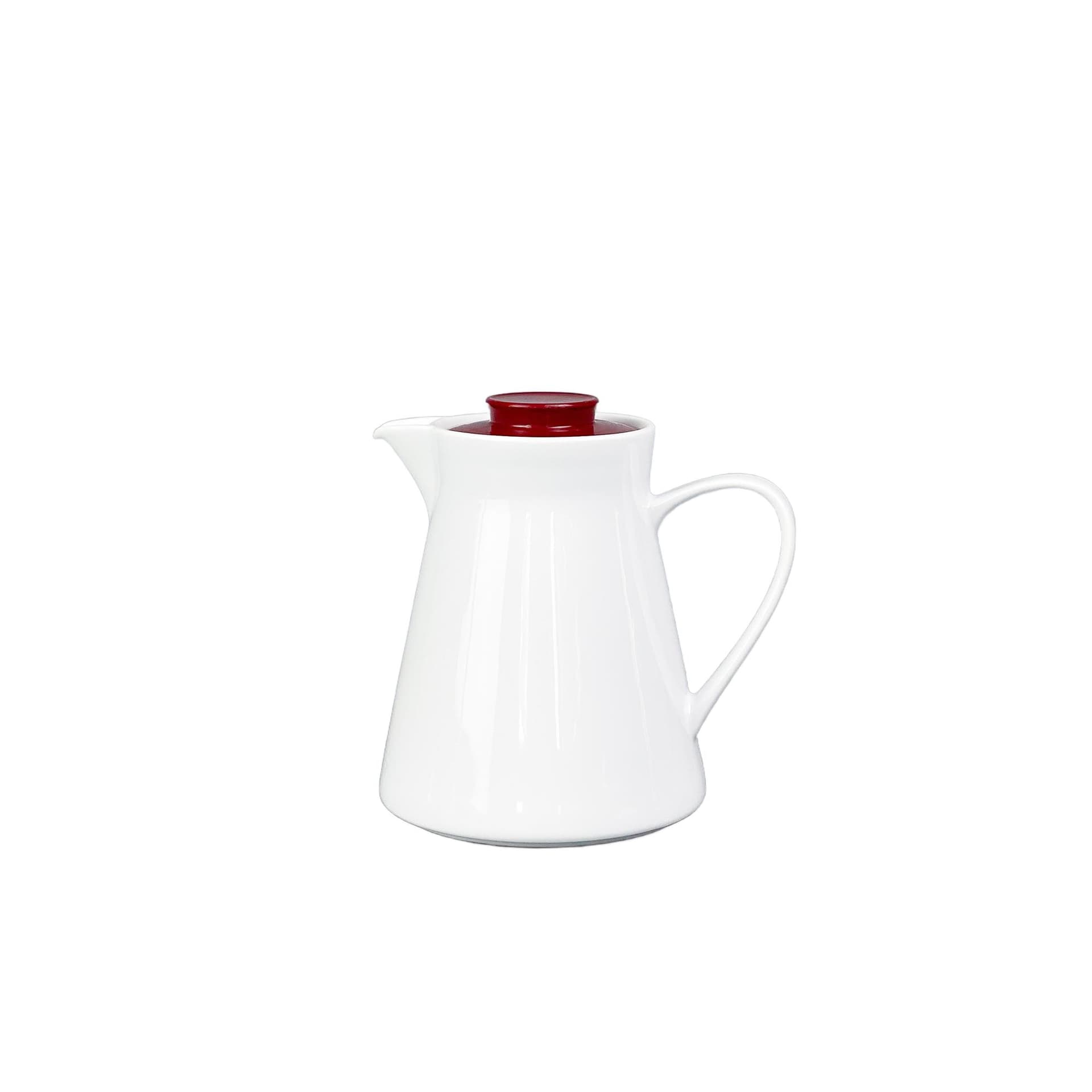 Jug, white porcelain, Melitta, Germany, 1970s.